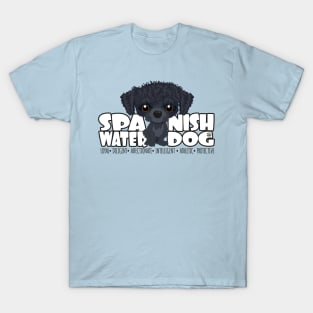 Spanish Water Dog (Black) - DGBigHead T-Shirt